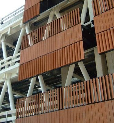 WPC Fluted Wall Panels Exterior Co-extrusion Wood Plastic Composite Wall Cladding