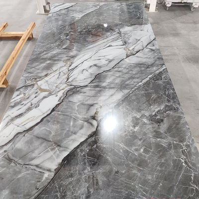 4*8 Ft UV PVC Marble Sheet Waterproof Hot Stamping/3D Printed Indoor Panels UV Boards