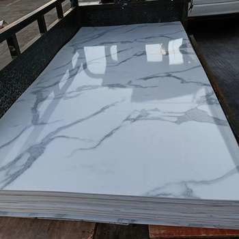 1220x2800mm Interior Decorative PVC Marble Sheet