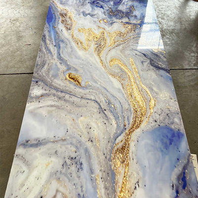 1220x2800mm Interior Decorative PVC Marble Sheet