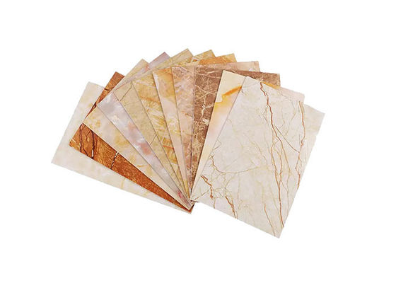 Sound Absorbing Flexible PVC UV Protection Marble Sheet Heat Insulation