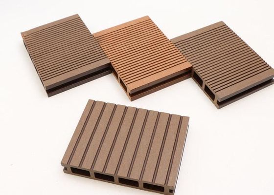Waterproof Non Slip Outdoor WPC Decking Wood Flooring Plastic Decking