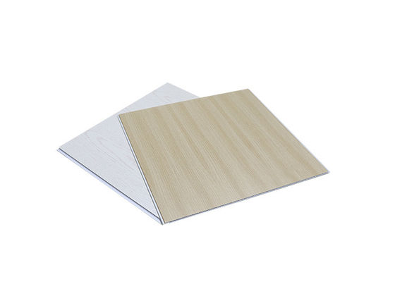 Indoor Wood PVC Ceiling Panel Plastic Composite PVC Coating Cladding Fluted Wall Board