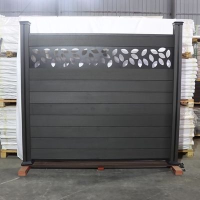 Lightweight Wpc PU Stone Fence Panel Faux Polyurethane 3D Wall Board
