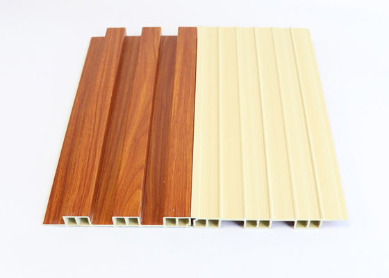 160*24*2900mm Fluted Wpc Wall Panel Wood Composite Waterproof For Interior Decoration