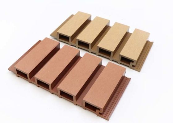 Co Extrusion Exterior Wpc Wall Panel Cladding Waterproof For Garden Decoration