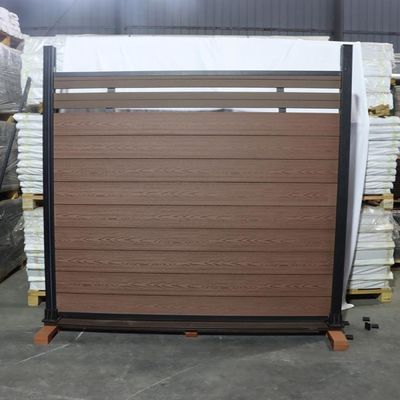 Faux DIY WPC Construction Fencing Panels Waterproof