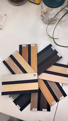 12mm Thickness Acoustic Board Panel Wood Slat Wall Panel For Home Decoration