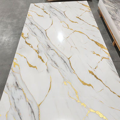 High Glossy Pvc Marble Board Uv Marble Sheet Laminated Board For Wall Decoration