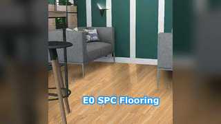 E0 SPC Flooring Superior Durability Waterproof & Fireproof