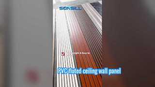 PVC fluted ceiling wall panel